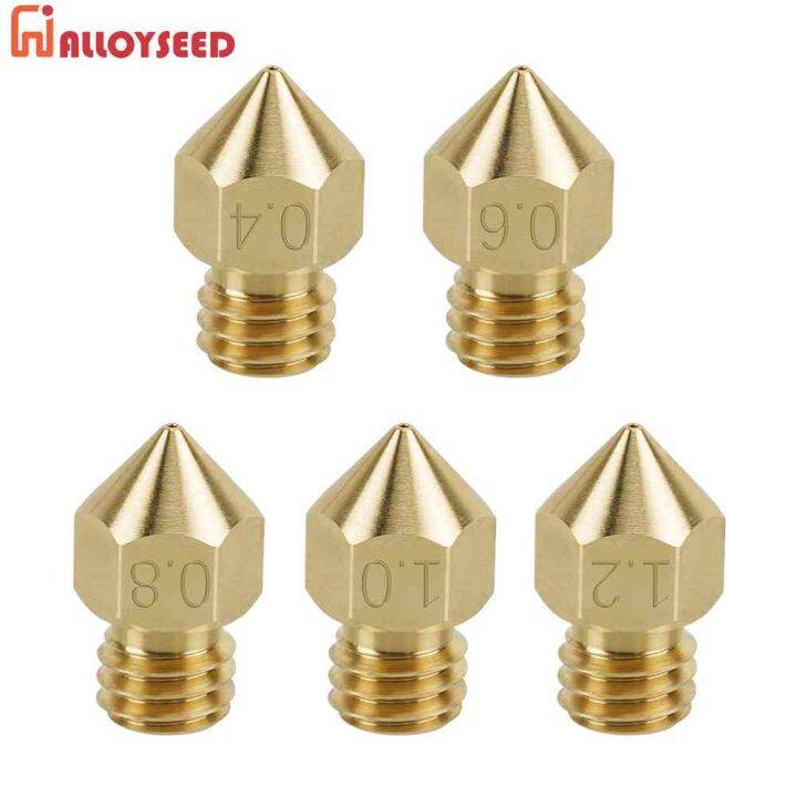 3D Printer Nozzles High Flow MK8 Nozzle MK8 Extruder Nozzles Brass