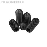 5-20pcs/Lot DIN914 grade 12.9 m2 m2.5 M3 M4 M5 m6 m8 m10 alloy steel Hex Socket Cone Point Grub Set Screws