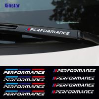 【car parts】4Pcs M Performance Car Wiper สติกเกอร์สำหรับ BMW E36 E46 E60 E90 F10 F20 F30 M1 M2 M3 M4 M5 M6 X1 X3 X5 X6 GT Z4