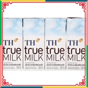 LỐC 4 HỘP SỮA TH TRUE MILK 180ML CÓ ĐƯỜNG ÍT ĐƯỜNG KHÔNG ĐƯỜNG DÂU SOCOLA