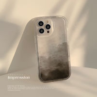 เคสโทรศัพท์ซิลิโคนหนาโปร่งใสเข้ากันได้กับ IPhone14 13 12 11 Pro Max กรอบหลัง TPU นุ่มกันกระแทกเรียบเนียน