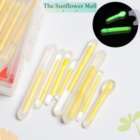 Sunflower 10pcs หิ่งห้อยชนิดบรรจุกล่องสำหรับตกปลาลอยเรืองแสงแสงกลางคืนลอยแท่งไฟเรืองแสงเรืองแสงเรืองแสงเรืองแสงเรืองแสงเรืองแสงเรืองแสง pesca Stick มีประโยชน์มากจับตกปลา