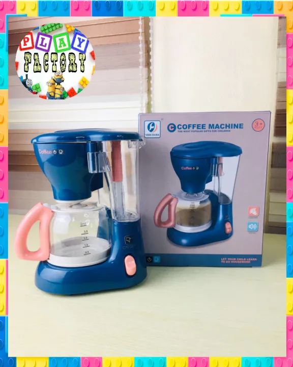 Play Factory Realistic Coffee Maker Toy Pretend Play Kitchen Toys