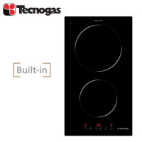 TECNOGAS เตาแม่เหล็กไฟฟ้า 2 หัวเตา แบบฝังเฟอร์นิเจอร์ ระบบสัมผัส รุ่น PN30IT2B