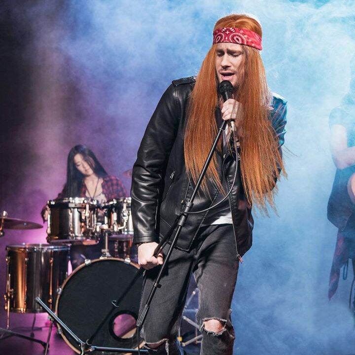 Rockstar Costume 80's Heavy Metal Nightclub Clothing Rock Fantasy ...