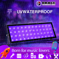 Purple Light Bar, LED purple light with Plug and Switch, purple light Flood Light, IP66 Waterproof LED purple light for Glow Party, Bedroom, Halloween, Fluorescent Poster, Stage Lighting