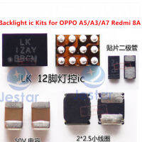 10Pcs LK 12pin ควบคุมแสง Backlight IC Boost Coil Diode Capacitance สำหรับ A5 A7 A3 Redmi หมายเหตุ8