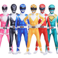 Power Samurai Sentai Shinkenger Rangers เครื่องแต่งกายผู้ใหญ่เด็ก Superhero คอสเพลย์ฮาโลวีนวันเกิด Jumpsuit Zentai Suit