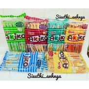 Snack Que Nhân Oishi Akiko gói 160g Đủ Vị