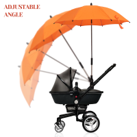 รถเข็นเด็ก Parasol Rain Sun Resistant ปรับได้พร้อมคลิปยึด Universal รถเข็นเด็กรถเข็นเด็ก Canopy สำหรับ Home Shop