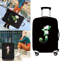 Elastic Luggage Protective Cover Suitcase Dust Wear-resistant 18-28 Size FlowerColor Printing Protective Case Travel Accessories