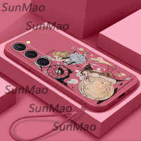 เคสโทรศัพท์ Samsung S23 แม่มดน่ารักออกแบบปกนุ่มป้องกัน