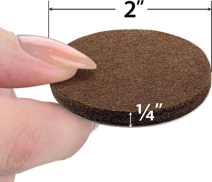 x-protector-premium-16-thick-1-4-heavy-duty-felt-furniture-pads-2-felt-pads-for-heavy-furniture-feet-best-felts-wood-floor-protectors-for-no-scratches-sliders-protect-your-hardwood-floor-2-inch-16-pcs