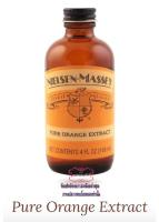 popf1-0169 Nielsen-Massey Pure Orange Extract 4 Oz. กลิ่นส้มสกัด (118 ml) กลิ่นผสมอาหาร เบเกอรี่ ขนม ส่วนผสม