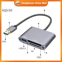 Card Reader Multi-Function High-Speed 3-In-1 USB3.0ไปยัง Xqd/sd/ เครื่องอ่านการ์ด USB3.0