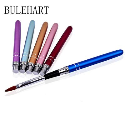 Gel Nail Brush Nail Art Detachable Metal Manicure Brush Colorful Line Thin Nail Brush For Painting