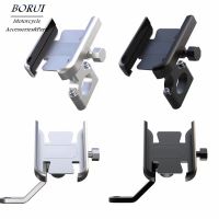 ۞℗✎ Motorcycle Mobile Phone Holder 4-6.5 Inch Screen Handlebar Mirror Base 360 ° Rotary Bicycle Scooter Racing Riding Accessories