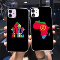 Eritrea Flag Phone Case Transparent For IPhone 13pro 13 12 11 Pro Max Mini XS X XR SE2020 6 6S 8 7 Plus Cover