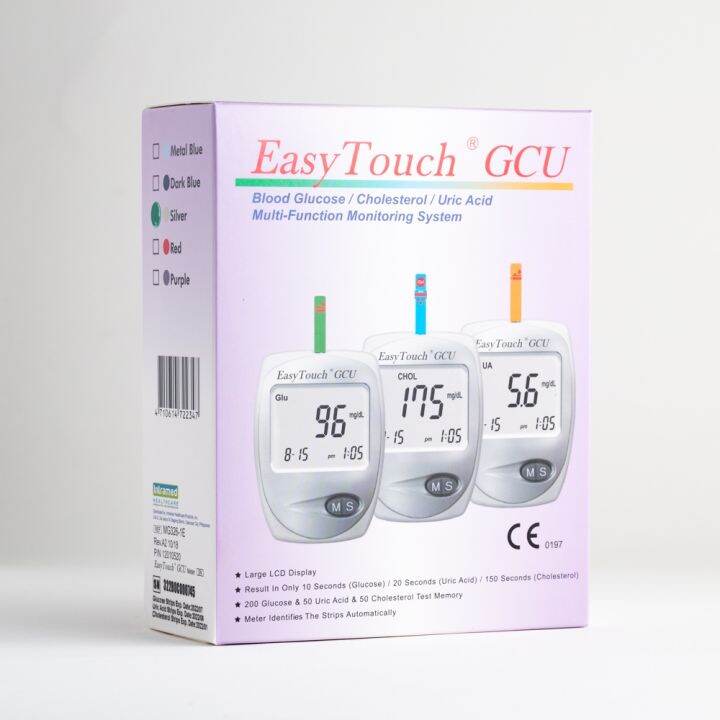 EasyTouch GCU Glucose, Cholesterol, Uric Acid Test 3in1 Starter Kit☸ ...