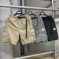 Carhartt กางเกงขาสั้นห้าส่วนสำหรับผู้หญิงและผู้ชาย,กางเกงเข้ากับทุกชุดคาร์ฮาร์ทกระเป๋าสำหรับฤดูร้อนคุณภาพสูง