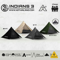 เต็นท์กระโจม สำหรับ 3 คนนอน เต็นท์กระโจมเสา A เต็นท์กระโจม K2 Indians3