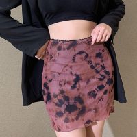 【CC】☇✁  Printed Skirt Waist Mesh Short Skirts Soft for