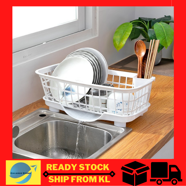 [Ready Stock Malaysia] Enlarge Store Kitchen Sink Tray Dish Drainer