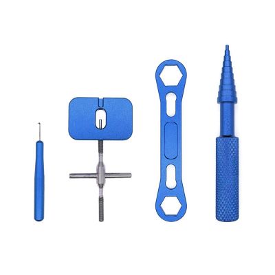 Reel Repair Tool Kit for Fishing Reel Maintenance Spool Disassembling Wrench Red