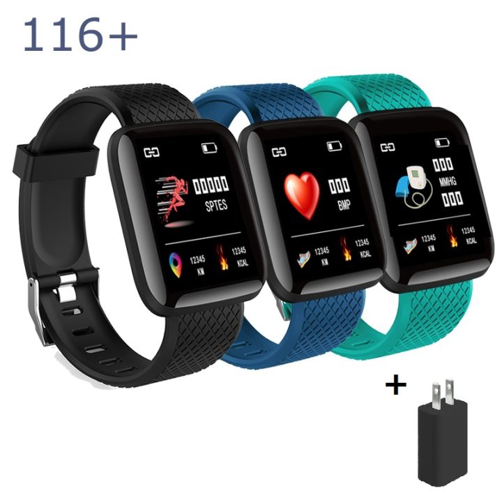 (Free Charger) RTY Smart Bracelet 116 Plus Sport Smart Watch Fitness ...