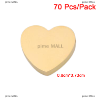 pime MALL 70 pcs Golden Peach Heart-shaped spacer ลูกปัดหลวม DIY สร้อยคอสร้อยข้อมือ