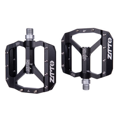 ZTTO MTB Bearing Aluminum Alloy Flat Pedal Bicycle Good Grip Lightweight 916 Pedals big For Gravel bike Enduro Downhill JT01