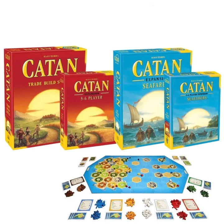 Catan | Catan: Seafarers Expansion | 5-6 Players Extensions | Lazada