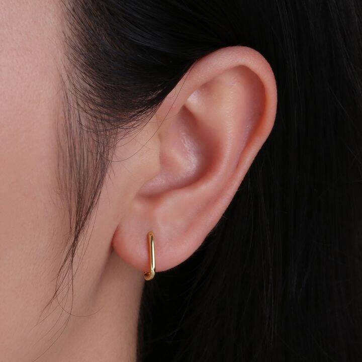 cod-real-925-gold-thick-rectangle-hoop-earrings-for-piercing-ohrringe-luxury-fashion-jewelry