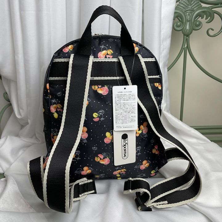 lesportsac-special-clearance-fruit-print-backpack-small-backpack-กระเป๋าเดินทางเพื่อการพักผ่อน-3486