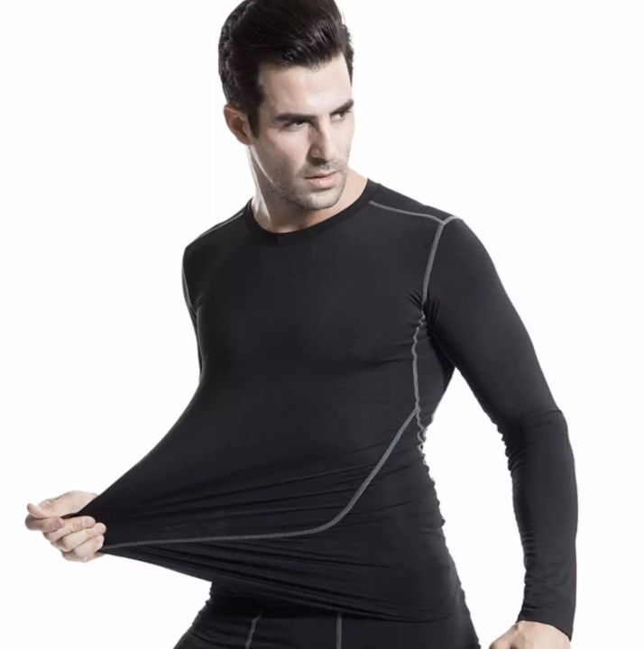 เสื้อรัดกล้ามเนื้อแขนยาว-เสื้อออกกำลังกายแขนยาว-long-sleeved-quick-drying-compression