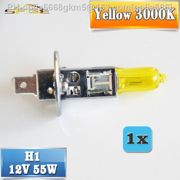 hippcron-h1-halogen-bulb-12v-55w-100w-clear-super-white-yellow-ion-rainbow-2200lm-quartz-glass-car-headlight-lamp