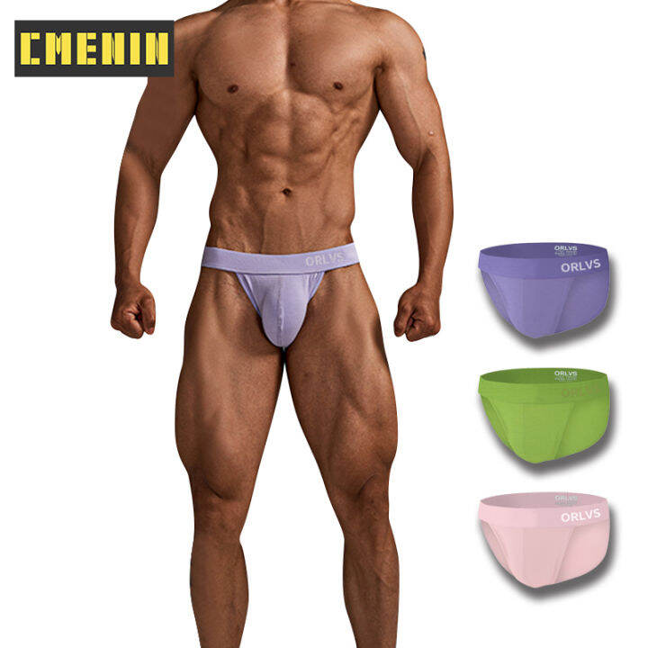 cmenin-official-store-orlvs-1pcs-ผ้าฝ้าย-jockstrap-ชุดชั้นในชายสั้นสะโพกยกลื่นเซ็กซี่กางเกงในชายกางเกงในชายกางเกงคุณภาพสูง-new-or6204