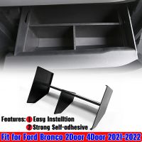 Rhyming Car Glove Box Organizer Insert Secondary Storage Divider Kit Fit For Ford Bronco 2021 2022 2 / 4 Door Car Accessories