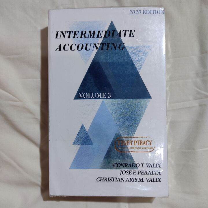 Intermediate Accounting Volume 3 (2020 Edition) by Valix Lazada PH