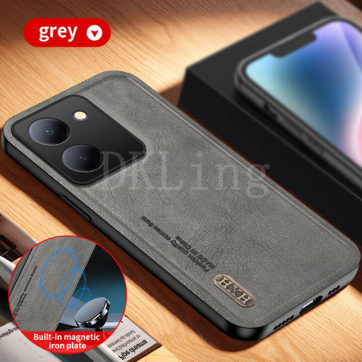 เคสโทรศัพท์สำหรับ-vivo-y36ย้อนยุคแนวแฟชั่น-vivo-y27กันกระแทก-y36-y78เลนส์5g-2023เคสฝาหลังสีด้าน-vivoy27-4g-5g