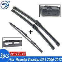 Wiper Front Rear Wiper Blades Set For Hyundai Veracruz IX55 2006 - 2012 Windshield Windscreen 24"20"14"