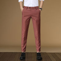 Spot Spring And Summer New Product Elastic MenS Casual Pants Slim -Fitting Work Youth Little West