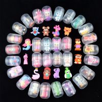 10pcs 32mm Children Mini Little Animal Toys Funny Pet Ball Egg Little Dolls Gift Capsule Toys For Vending Machine