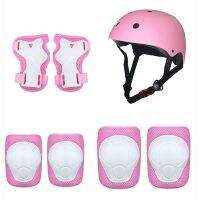 [COD]7 Pcs Gear Set Kids Helmet For Bike Bicycle Scooter Sports Recovery Protection Gear With Elbows Knees Hands Pads Kid Christmas Gift