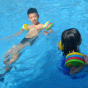SAWU đĩa Phao Tay Cho Trẻ Em, Phao Bơi Đĩa Nhiều Màu Tay Áo EVA Vòng Nổi Vòng Nổi Băng Tay Bơi Cho Trẻ Em Thiết Bị Tập Luyện Cho Bể Bơi thumbnail