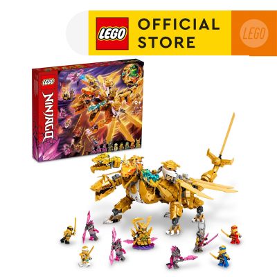 LEGO® NINJAGO® 71774 Lloyd’s Golden Ultra Dragon Building Kit (989 Pieces)