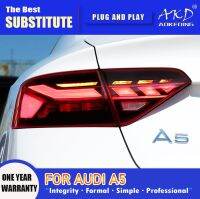 โคมไฟท้ายสำหรับรถ Audi A5 2008-2016ไฟท้ายแอลอีดี A5ไฟหมอกดีอาร์แอล Day Running Light แต่งรถ Accessoriesfdhgf