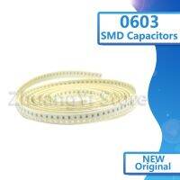 ชิปฟิล์มหนาเซรามิคหลายชั้น0603 50V Smd 100ชิ้นตัวเก็บประจุ1pf-82Uf 10nf 100nf 1Uf 2.2Uf 4.7Uf 10Uf 100pf 1nf