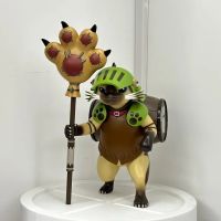 เกม Monster Hunter ellione Cat อะนิเมะรุ่นตุ๊กตา Figurine Universal Studios Action Studios รูปสตูดิโอสะสม Decor ของเล่น gifts