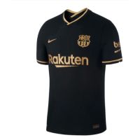 เสื้อกีฬาแขนสั้น ลายทีมชาติฟุตบอล Barcelona Jersey Fans Version 2020-21 เกรด AAA ชุดเยือน คุณภาพสูง สําหรับผู้ชาย